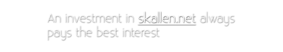 Welcome to skallen.net!